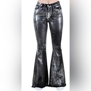 Electric Storm Metallic Jeans by GJG